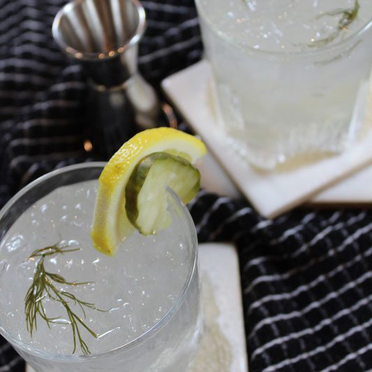 Dill Pickle Gin & Tonic